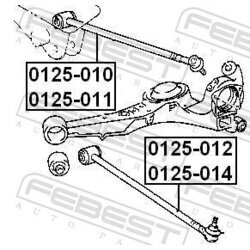 Rameno zavesenia kolies FEBEST 0125-012 - obr. 1