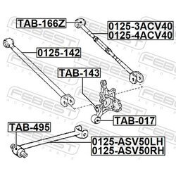 Rameno zavesenia kolies FEBEST 0125-ASV50LH - obr. 1