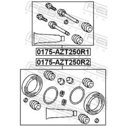 Opravná sada brzdového strmeňa FEBEST 0175-AZT250R2 - obr. 1