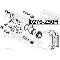 Piest brzdového strmeňa FEBEST 0276-Z50R - obr. 1