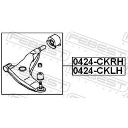 Rameno zavesenia kolies FEBEST 0424-CKRH - obr. 1