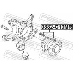 Náboj kolesa FEBEST 0882-G13MR - obr. 1