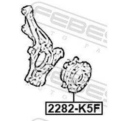 Náboj kolesa FEBEST 2282-K5F - obr. 1