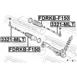 Manžeta riadenia FEBEST FDRKB-F150 - obr. 1