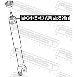 Montážna sada, Tlmič pérovania FEBEST FDSB-EXIVUPR-KIT - obr. 1