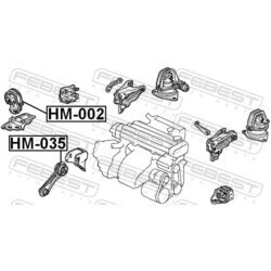 Uloženie motora FEBEST HM-035 - obr. 1