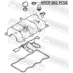 Sada tesnení, Hlava valcov FEBEST HYCP-002-PCS4 - obr. 1