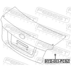 Nárazník FEBEST HYD-003-PCS2 - obr. 1