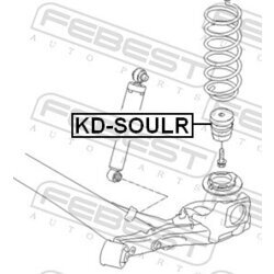 Doraz odpruženia FEBEST KD-SOULR - obr. 1