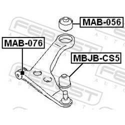 Uloženie riadenia FEBEST MAB-056 - obr. 1