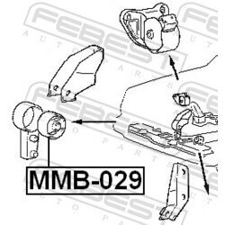 Uloženie motora FEBEST MMB-029 - obr. 1