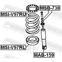 Tanier pružiny FEBEST MSI-V97RU - obr. 1