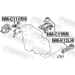 Uloženie motora FEBEST NM-C11XRH - obr. 1