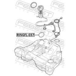 Tesnenie, Snímač hladiny paliva FEBEST RINGFL-037 - obr. 1