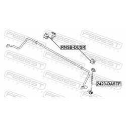 Uloženie priečneho stabilizátora FEBEST RNSB-DUSR - obr. 1