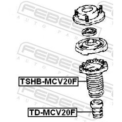 Doraz odpruženia FEBEST TD-MCV20F - obr. 1