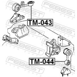 Uloženie motora FEBEST TM-043 - obr. 1