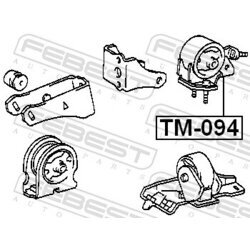 Uloženie motora FEBEST TM-094 - obr. 1