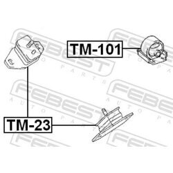 Uloženie motora FEBEST TM-101 - obr. 1