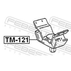 Uloženie motora FEBEST TM-121 - obr. 1