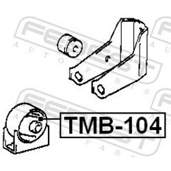 Uloženie motora FEBEST TMB-104 - obr. 1