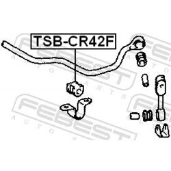 Uloženie priečneho stabilizátora FEBEST TSB-CR42F - obr. 1