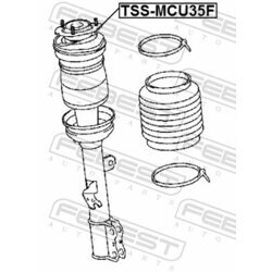Ložisko pružnej vzpery FEBEST TSS-MCU35F - obr. 1