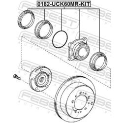 Náboj kolesa FEBEST 0182-UCK60MR-KIT - obr. 1