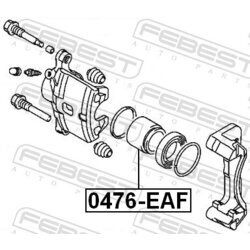 Piest brzdového strmeňa FEBEST 0476-EAF - obr. 1