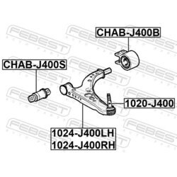 Rameno zavesenia kolies FEBEST 1024-J400RH - obr. 1