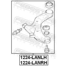 Rameno zavesenia kolies FEBEST 1224-LANRH - obr. 1