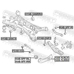 Rameno zavesenia kolies FEBEST 1225-TLRLH - obr. 1