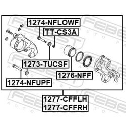 Brzdový strmeň FEBEST 1277-CFFRH - obr. 1