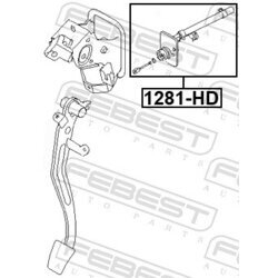 Hlavný spojkový valec FEBEST 1281-HD - obr. 1