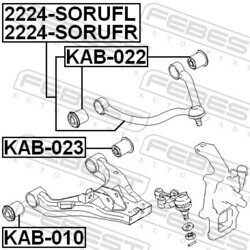 Rameno zavesenia kolies FEBEST 2224-SORUFL - obr. 1