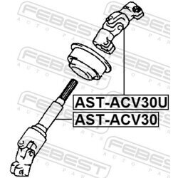 Hriadeľ riadenia FEBEST AST-ACV30U - obr. 1