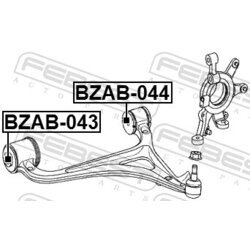 Uloženie riadenia FEBEST BZAB-043 - obr. 1