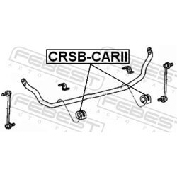 Uloženie priečneho stabilizátora FEBEST CRSB-CARII - obr. 1