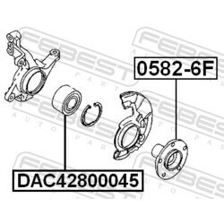 Ložisko kolesa FEBEST DAC42800045 - obr. 1