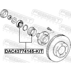 Ložisko kolesa FEBEST DAC43774145-KIT - obr. 1