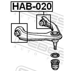 Uloženie riadenia FEBEST HAB-020 - obr. 1