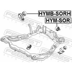 Uloženie motora FEBEST HYMB-SORH - obr. 1