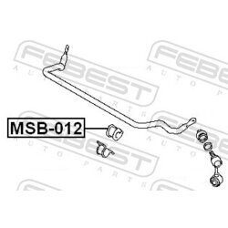 Uloženie priečneho stabilizátora FEBEST MSB-012 - obr. 1