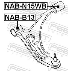 Uloženie riadenia FEBEST NAB-N15WB - obr. 1