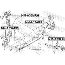 Uloženie motora FEBEST NM-A33AFR - obr. 1