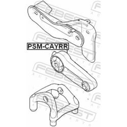 Uloženie motora FEBEST PSM-CAYRR - obr. 1