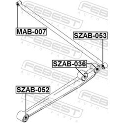 Uloženie riadenia FEBEST SZAB-052 - obr. 1