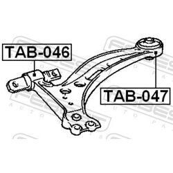 Uloženie riadenia FEBEST TAB-047 - obr. 1