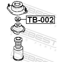 Valivé ložisko uloženia tlmiča FEBEST TB-002 - obr. 1