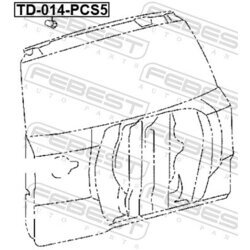 Nárazník FEBEST TD-014-PCS5 - obr. 1